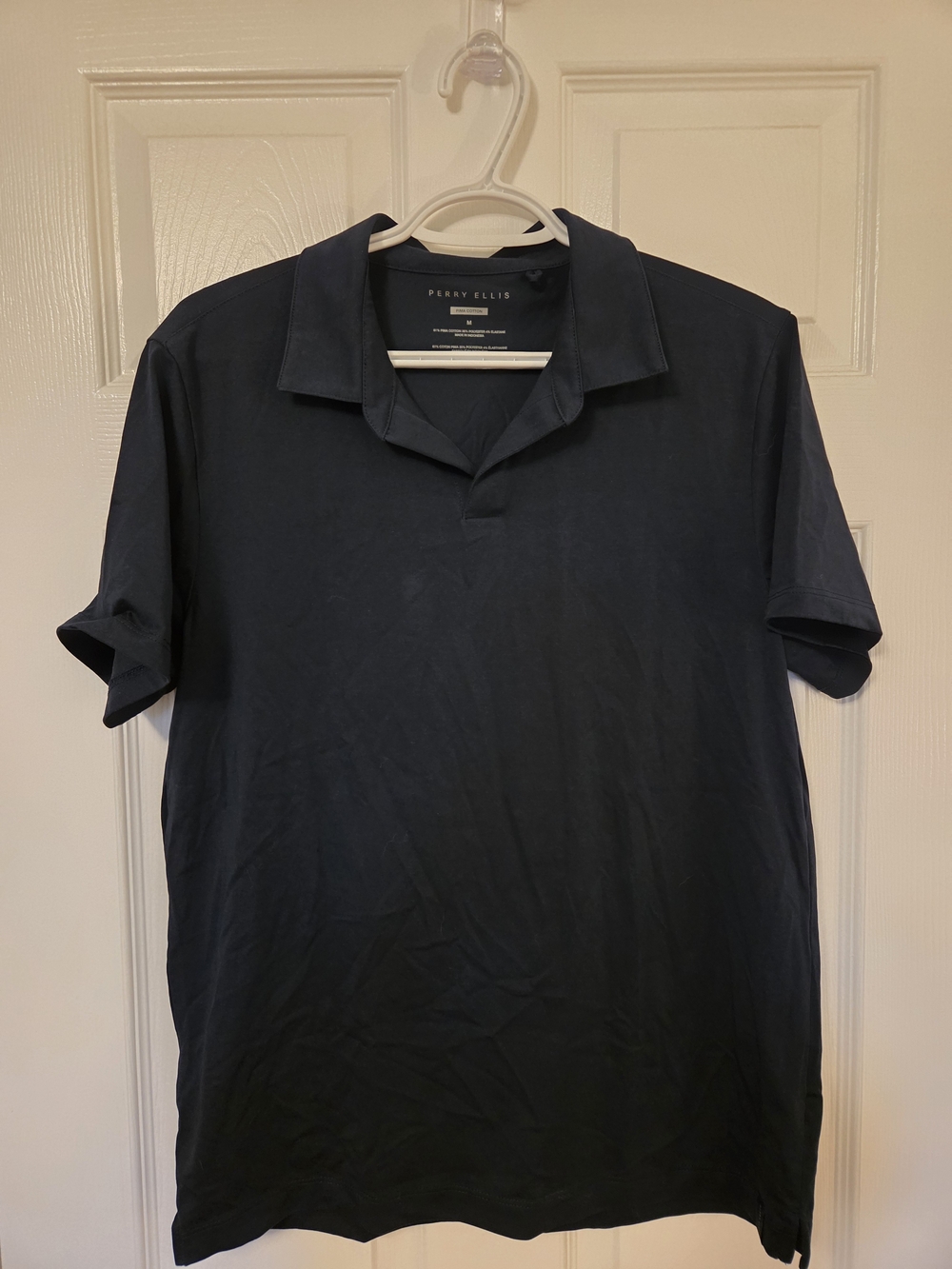 Perry Ellis Men's Dark Navy Polo Shirt